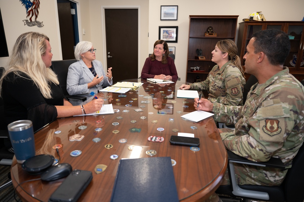 Hanscom leaders, Lincoln school officials build partnerships