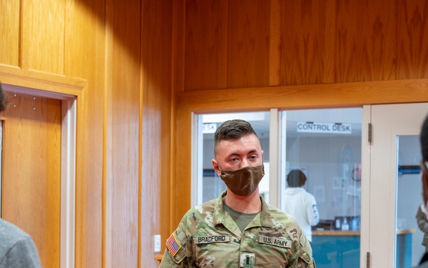 MEPS Enlistment ceremony