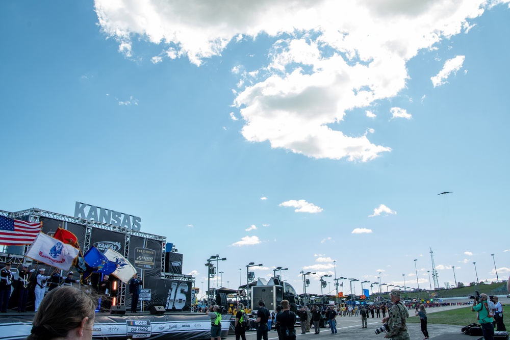 Kansas City Speedway B2 Spirit Flyover