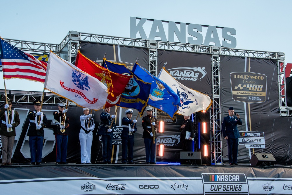 Kansas City Speedway B2 Spirit Flyover