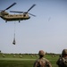 Iowa National Guard Soldiers conduct sling load field exercise during Pathfinder course at Camp Dodge