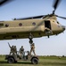 U.S. Soldiers conduct sling load field exercise during Pathfinder course at Camp Dodge