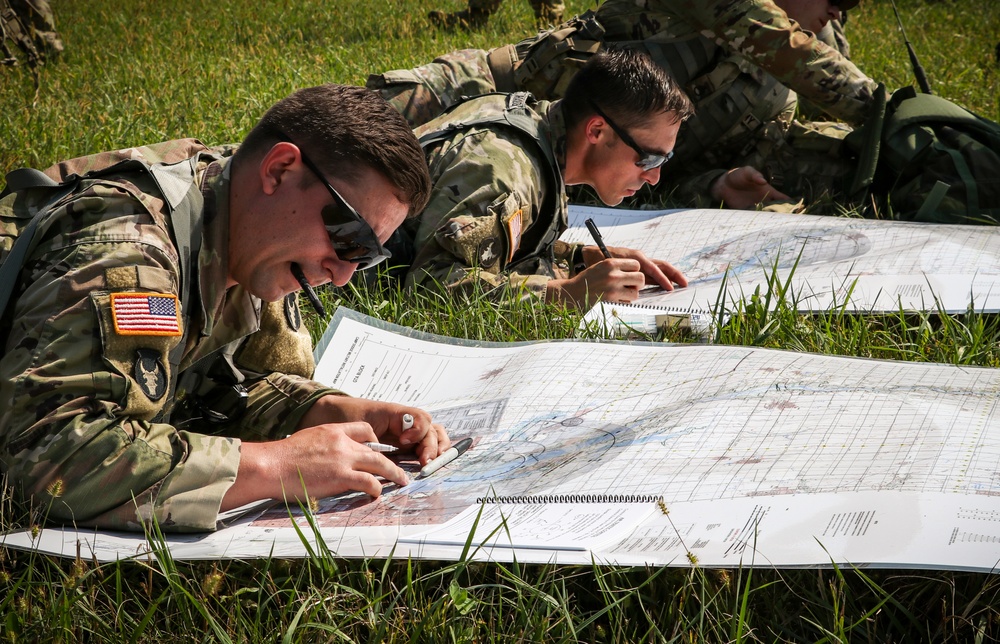 U.S. Soldiers conduct air drop, sling load operations during Pathfinder course at Camp Dodge