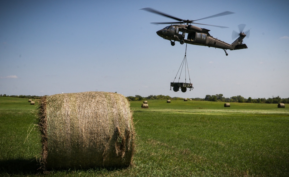 Rolling fields: Iowa Black Hawks support Pathfinder course at Camp Dodge