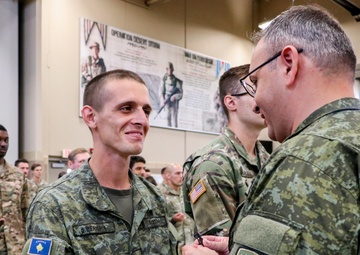 Kosovo Security Force members make history, earn U.S. Air Assault Badge
