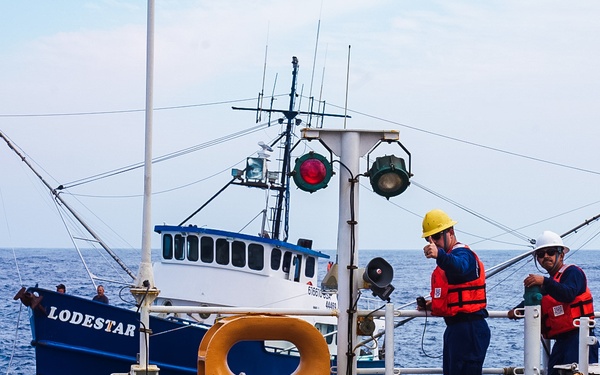 Coast Guard Cutter Stratton crew tows disabled vessel