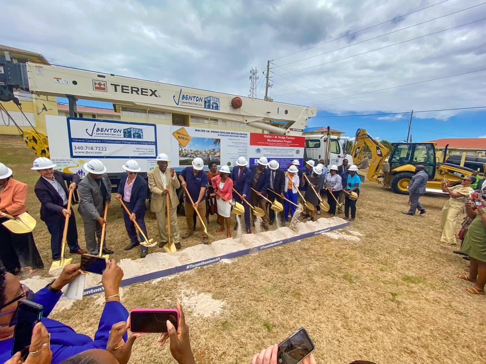 Dignitaries Break Ground for Hodge Pavilion Housing Community Project on St. Croix