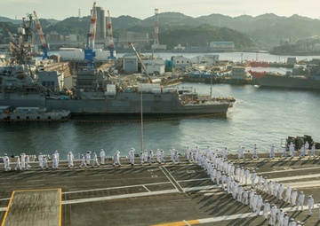 USS Ronald Reagan Departs Yokosuka to Resume Patrol