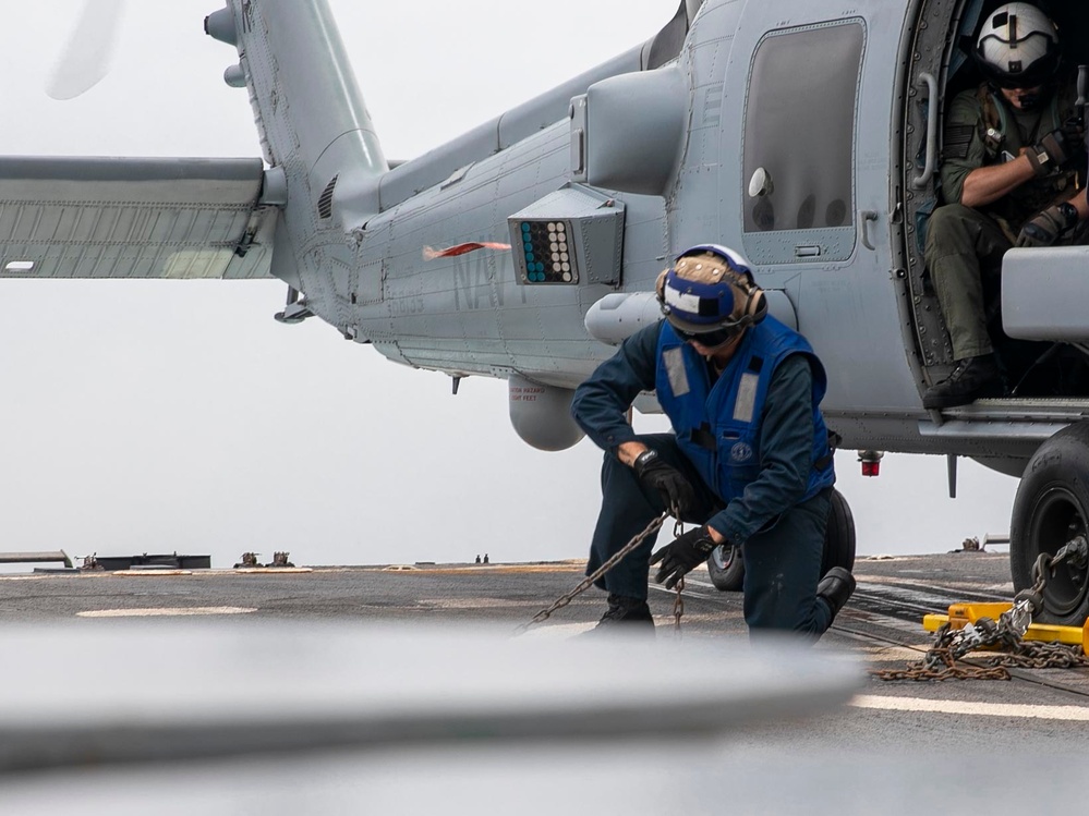 USS Delbert D. Black Conducts Flight Operations