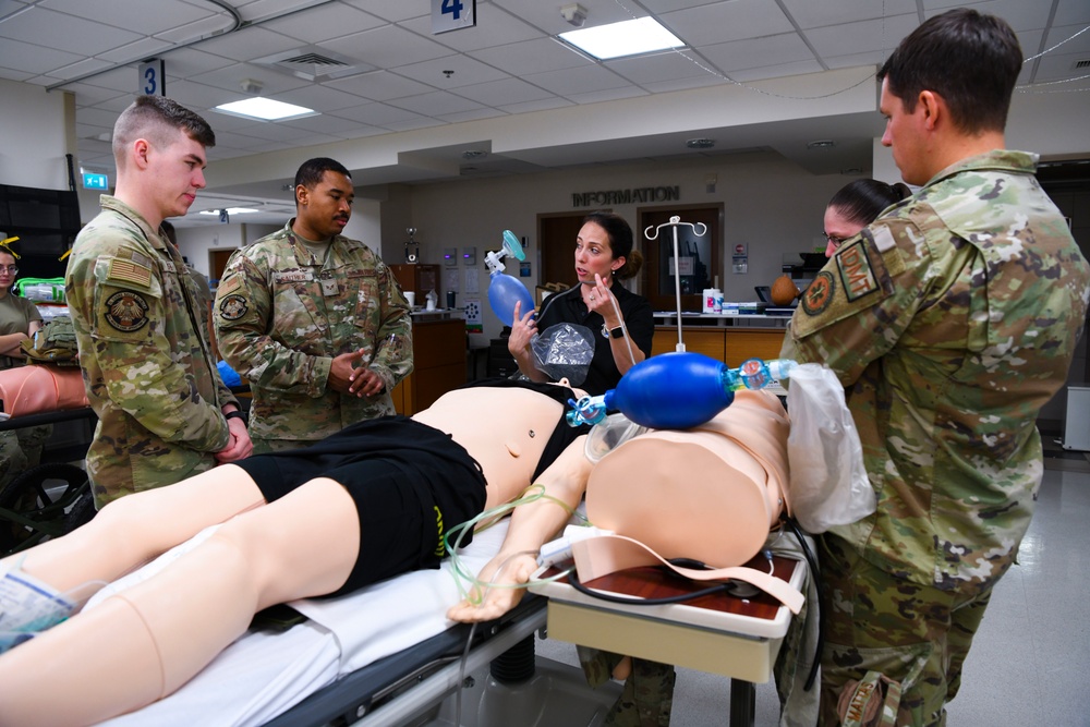 31st MDG hosts joint medical training with Army Garrison Bavaria instructors