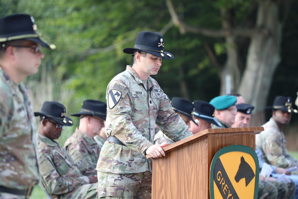 6-9 Cavalry Regiment Change of Command Ceremony