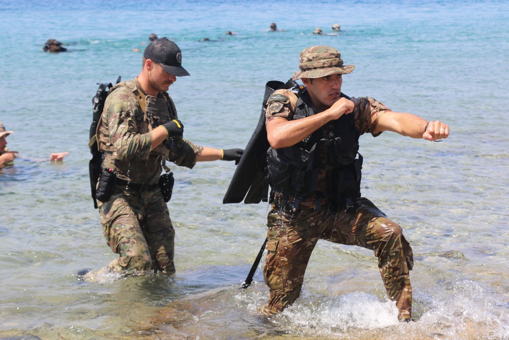 NSW conducts over-the-beach operations with Lebanese, Jordanian special forces during Eager Lion 22