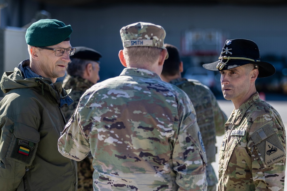 BG Smith from the Spaceforce consults LTC Monroe on capabilities