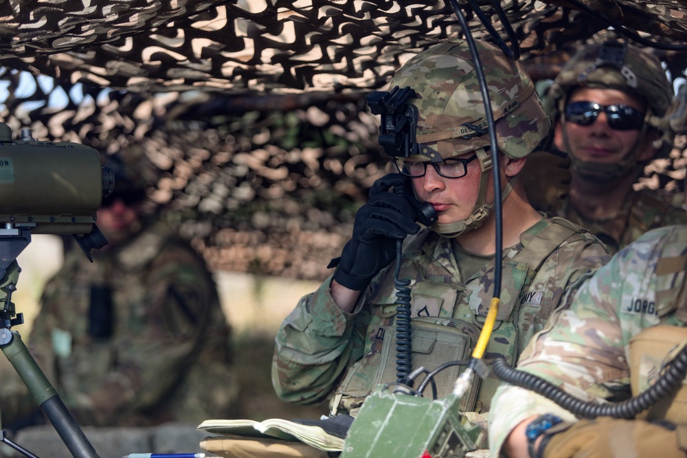 DVIDS - Images - GREYWOLF Troopers Observe M109 Paladin Rounds Impact ...