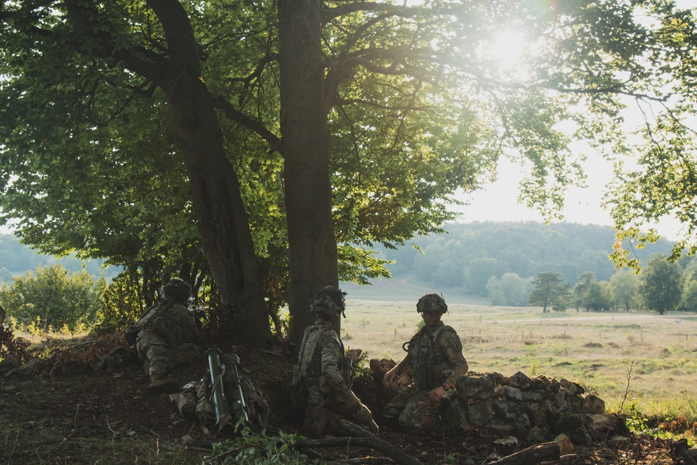 173rd Airborne Brigade Soldiers Train in Saber Junction 22