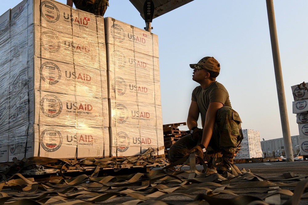 380th ELRS Airmen support USAID-led flood relief for Pakistan