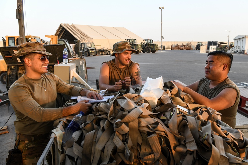 380th ELRS Airmen support USAID-led flood relief for Pakistan