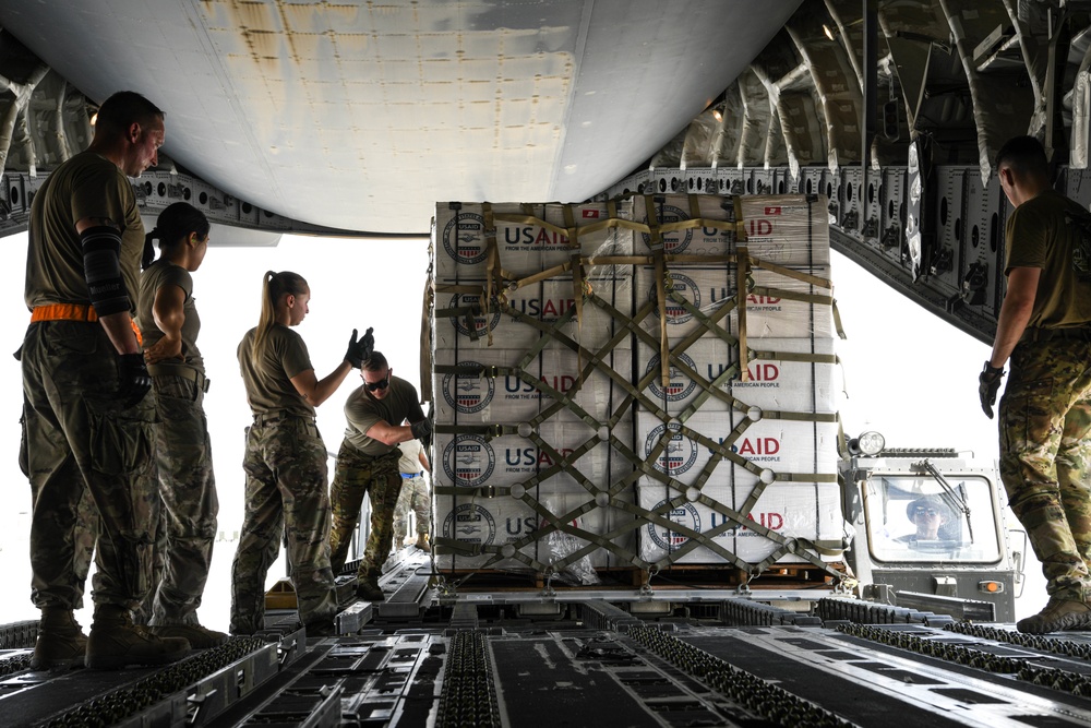 380th ELRS Airmen support USAID-led flood relief for Pakistan