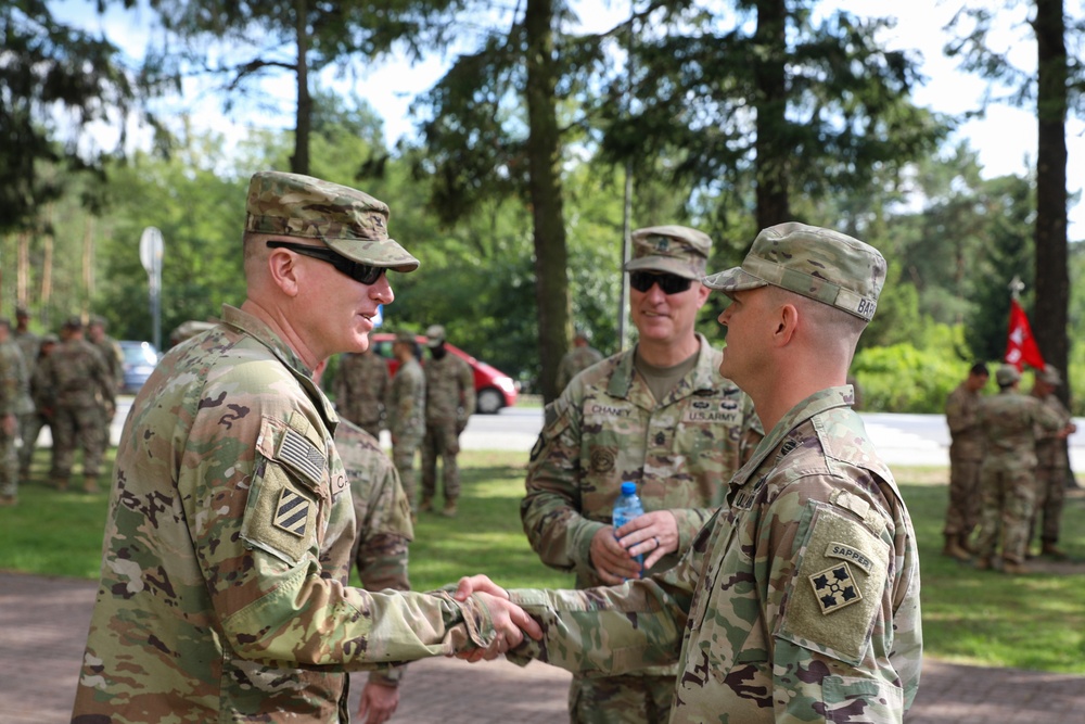 588th Brigade Engineer Battalion welcomes new CSM