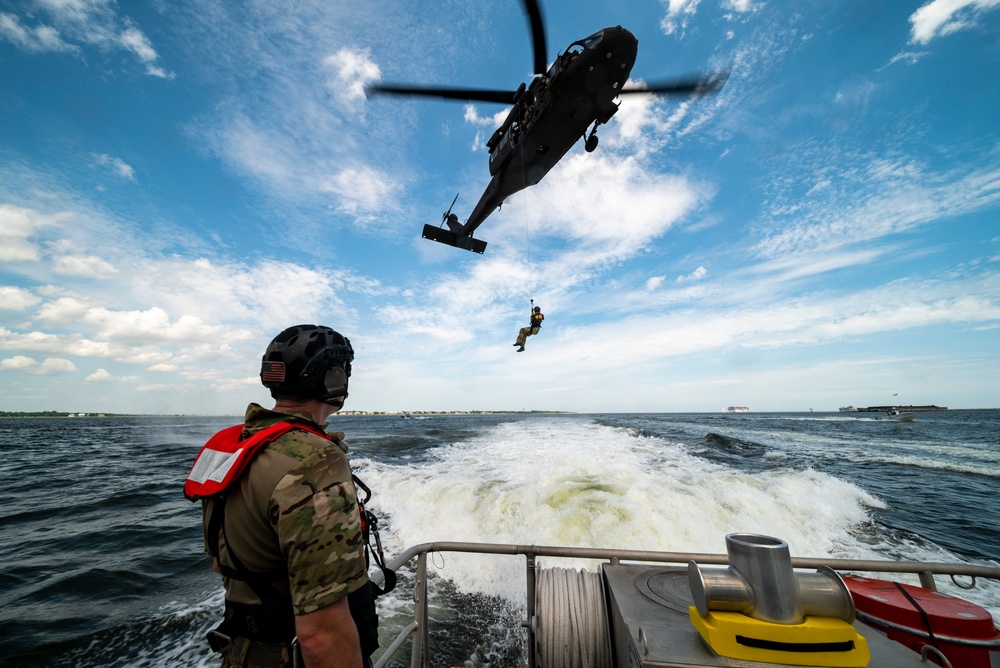 FBI conducts search and rescue training in Charleston Harbor