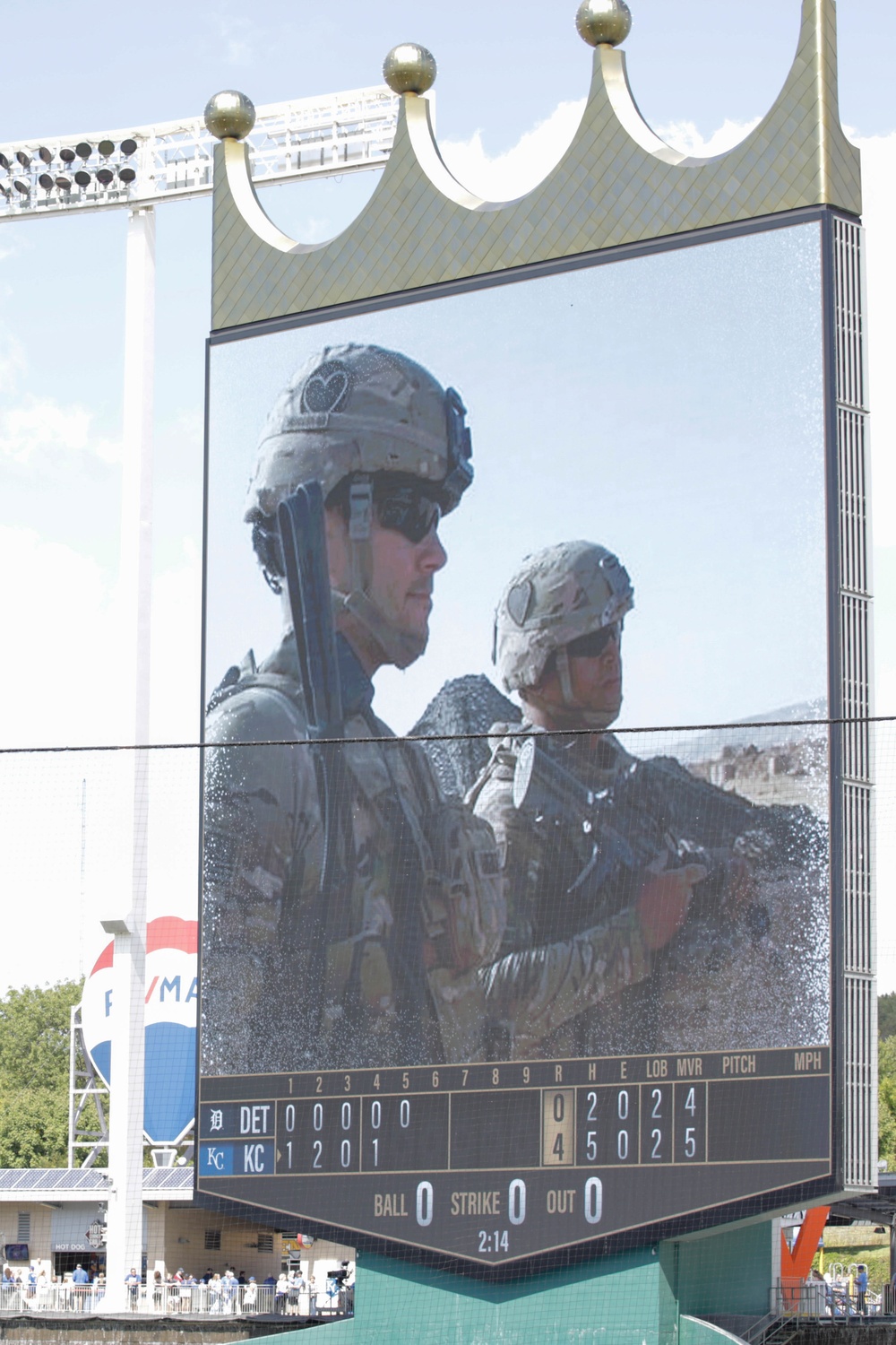 Military Appreciation Night at Kauffman Stadium