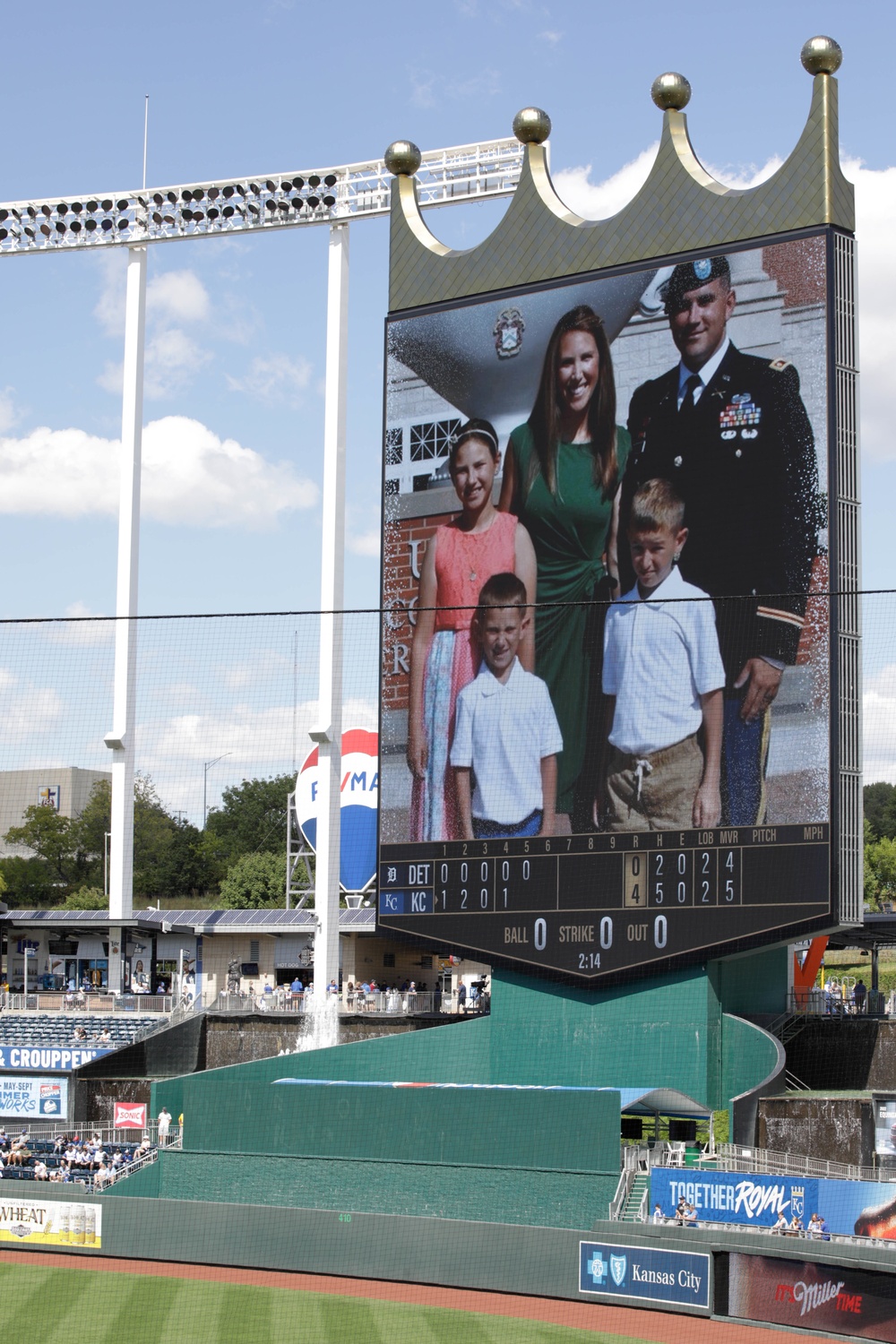 Military Appreciation Night at Kauffman Stadium