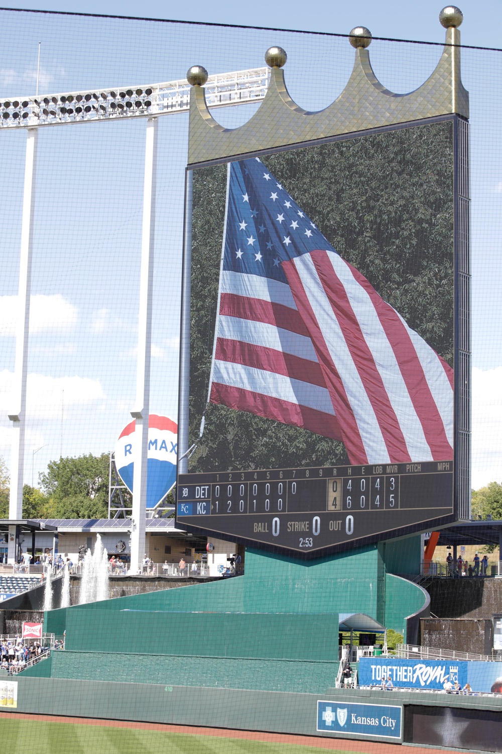 Military Appreciation Night at Kauffman Stadium