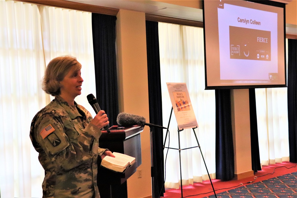 Scenes from Fort McCoy's 2022 Women's Equality Day Observance