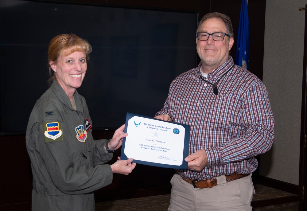 Offutt civilian receives high-level award for third time
