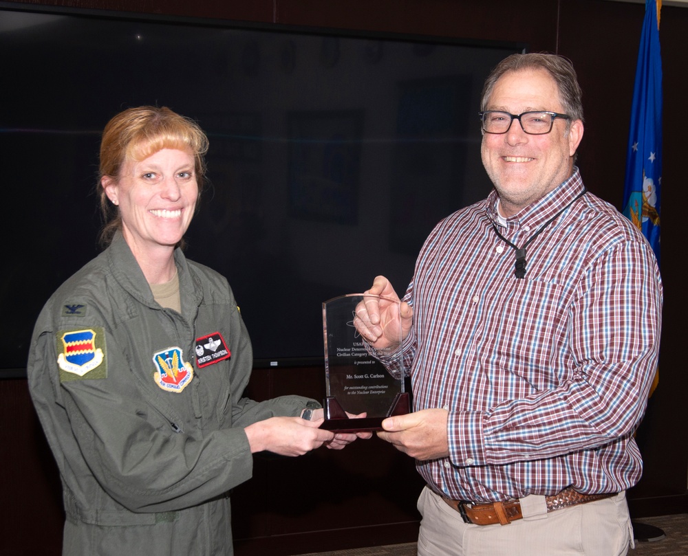 Offutt civilian receives high-level award for third time