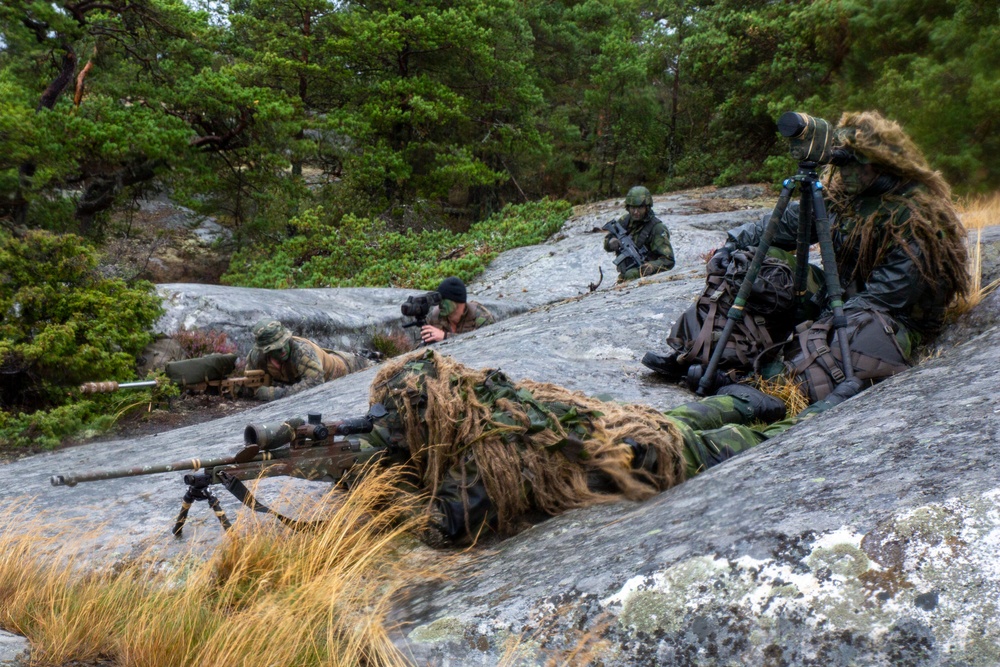 U.S. and Swedish Marines host Media Day