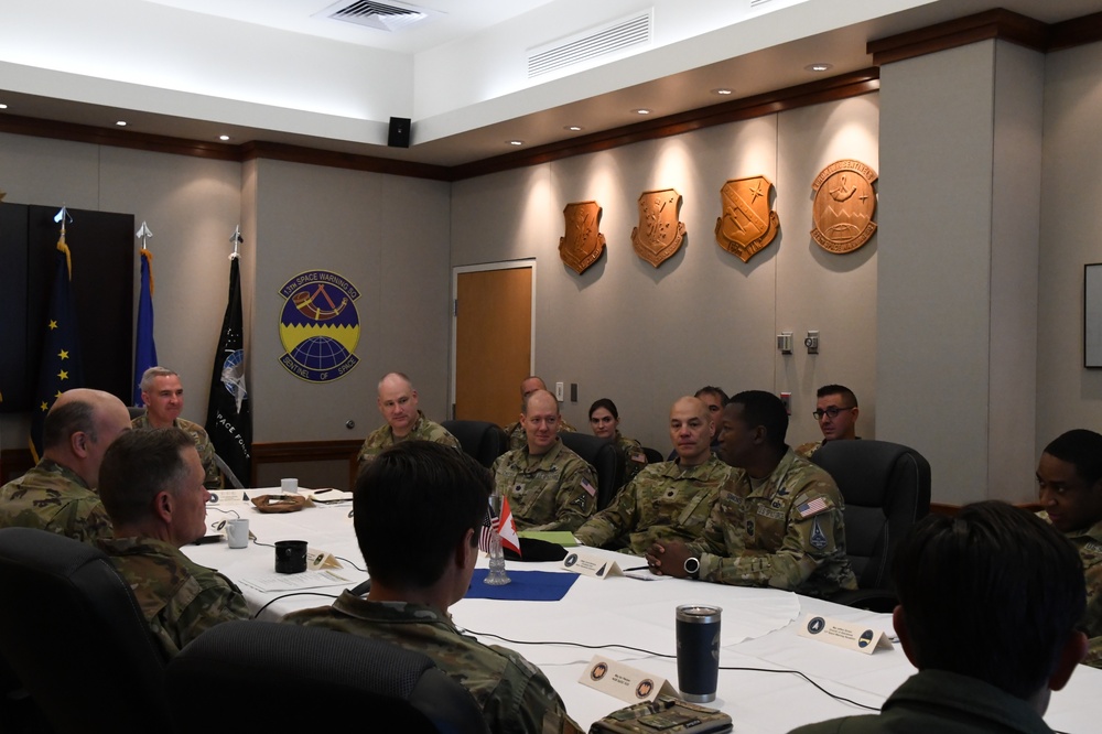 Lt. Gen. Stephen N. Whiting, Space Operations Command Commander visits Clear Space Force Station Airmen and Guardians