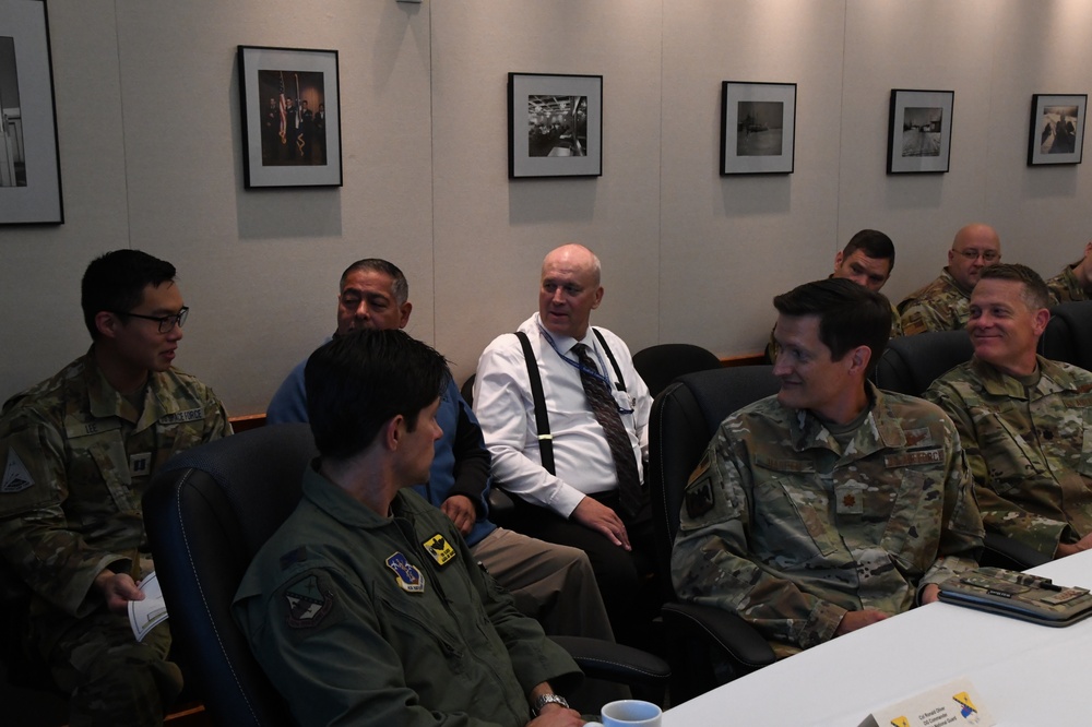 Lt. Gen. Stephen N. Whiting, Space Operations Command Commander visits Clear Space Force Station Airmen and Guardians