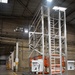 Vertical Module Lift during assembly in the NAVSUP 5G smart warehouse located on Naval Air Station North Island 8 Sept 2022.