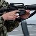 Sailors fire M4 rifle