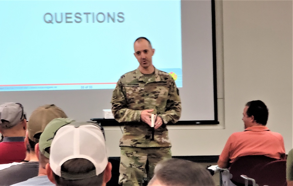 Fort McCoy Garrison commander discusses leadership, more during EEO training at installation