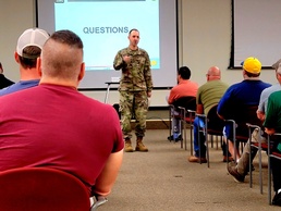Fort McCoy Garrison commander discusses leadership, more during EEO training at installation