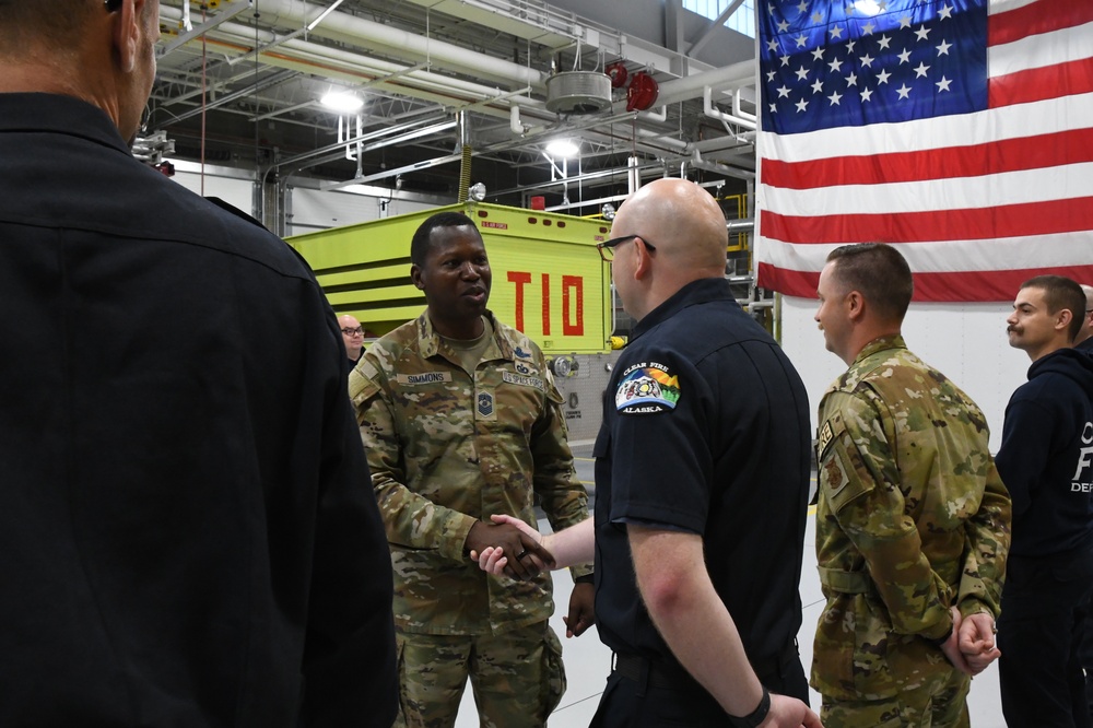 Lt. Gen. Stephen N. Whiting, Space Operations Command Commander visits Clear Space Force Station Airmen and Guardians