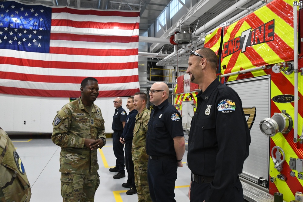 Lt. Gen. Stephen N. Whiting, Space Operations Command Commander visits Clear Space Force Station Airmen and Guardians