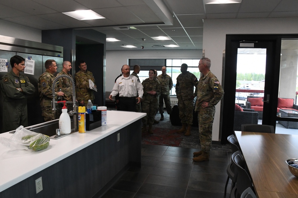 Lt. Gen. Stephen N. Whiting, Space Operations Command Commander visits Clear Space Force Station Airmen and Guardians