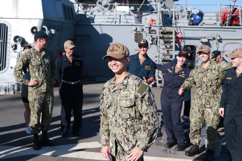 Surface Warfare Officer Pinning