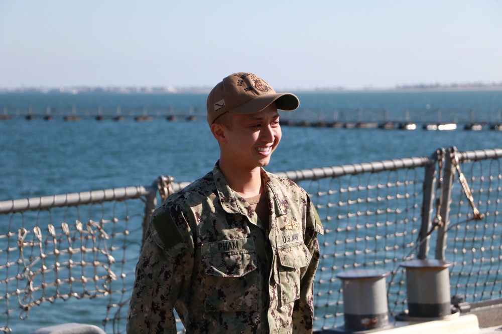 Surface Warfare Officer Pinning