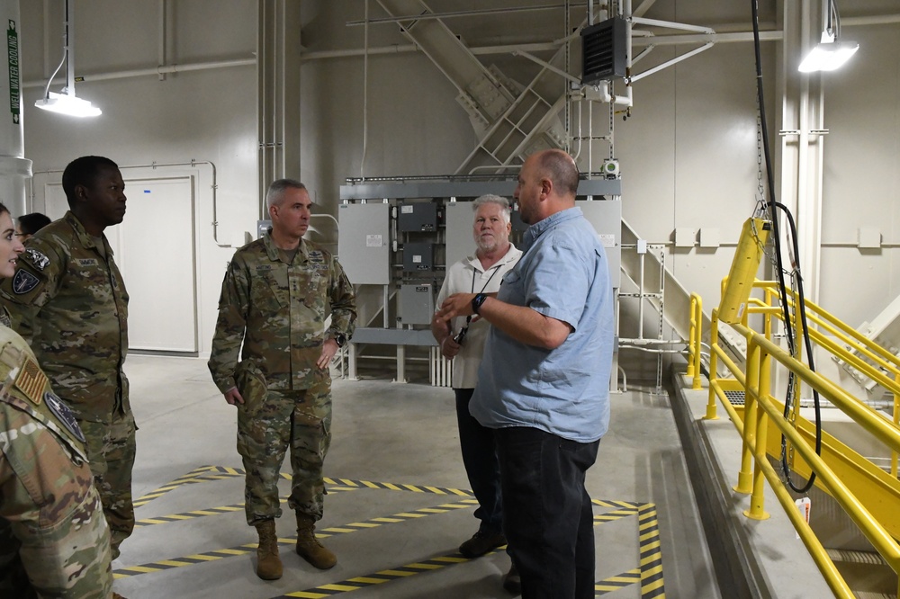 Lt. Gen. Stephen N. Whiting, Space Operations Command Commander visits Clear Space Force Station Airmen and Guardians