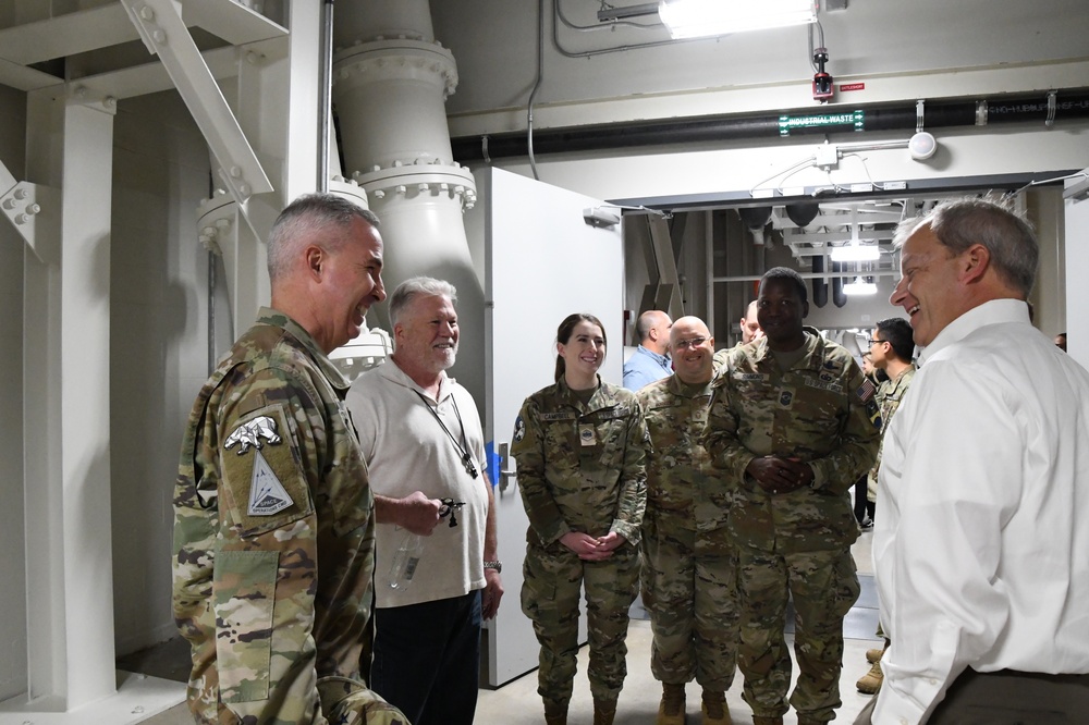 Lt. Gen. Stephen N. Whiting, Space Operations Command Commander visits Clear Space Force Station Airmen and Guardians