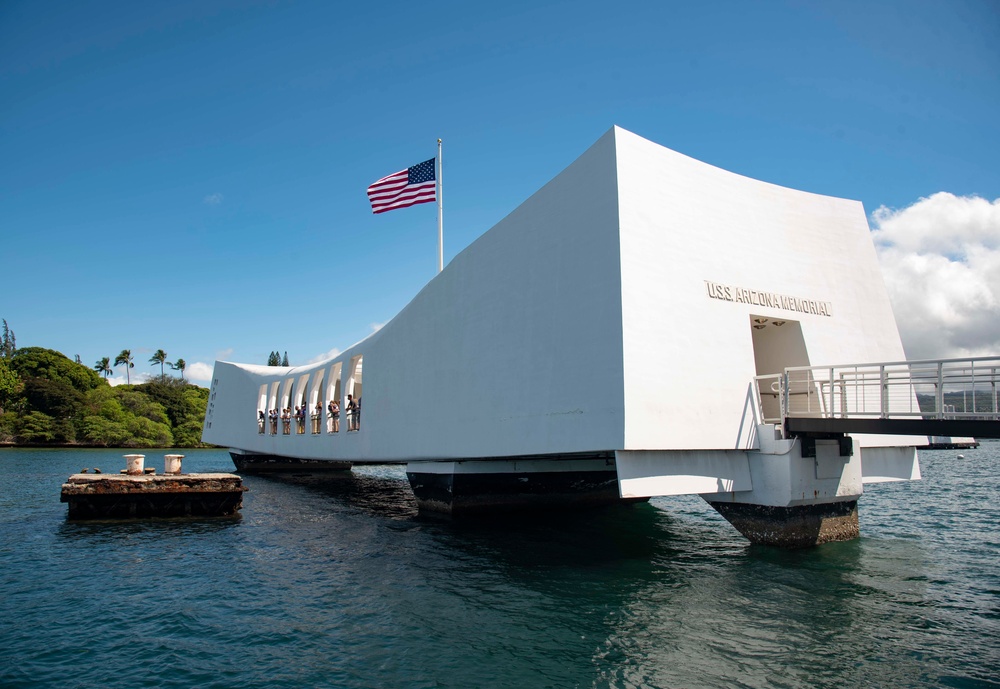 U.S. Pacific Fleet Sailor Of the Year Remembrance Barge