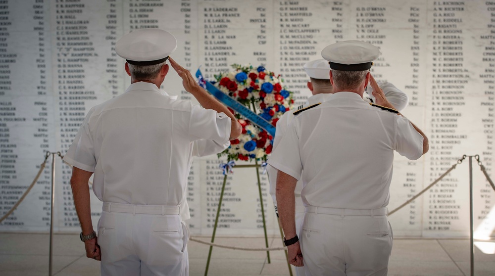 U.S. Pacific Fleet Sailor Of the Year Remembrance Barge