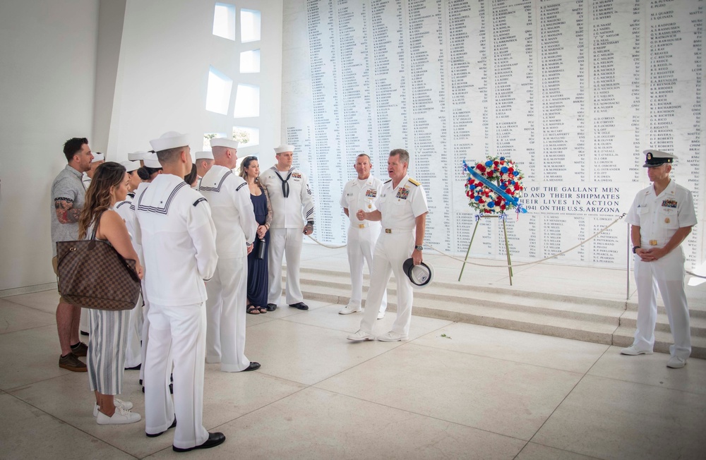 U.S. Pacific Fleet Sailor Of the Year Remembrance Barge