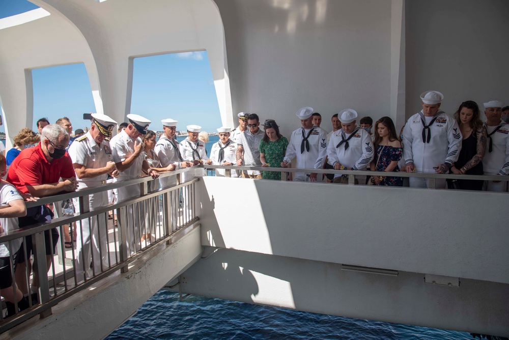 U.S. Pacific Fleet Sailor Of the Year Remembrance Barge