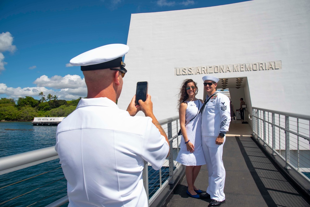 U.S. Pacific Fleet Sailor Of the Year Remembrance Barge