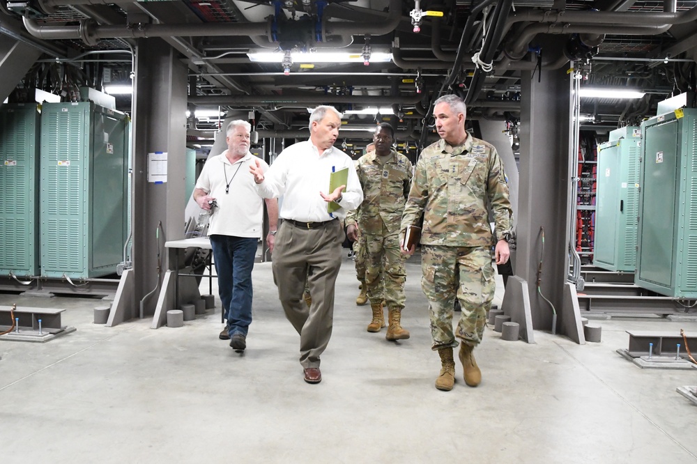 Lt. Gen. Stephen N. Whiting, Space Operations Command Commander visits Clear Space Force Station Airmen and Guardians